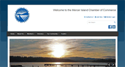 Desktop Screenshot of mercerislandchamberofcommerce.org