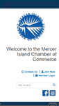 Mobile Screenshot of mercerislandchamberofcommerce.org